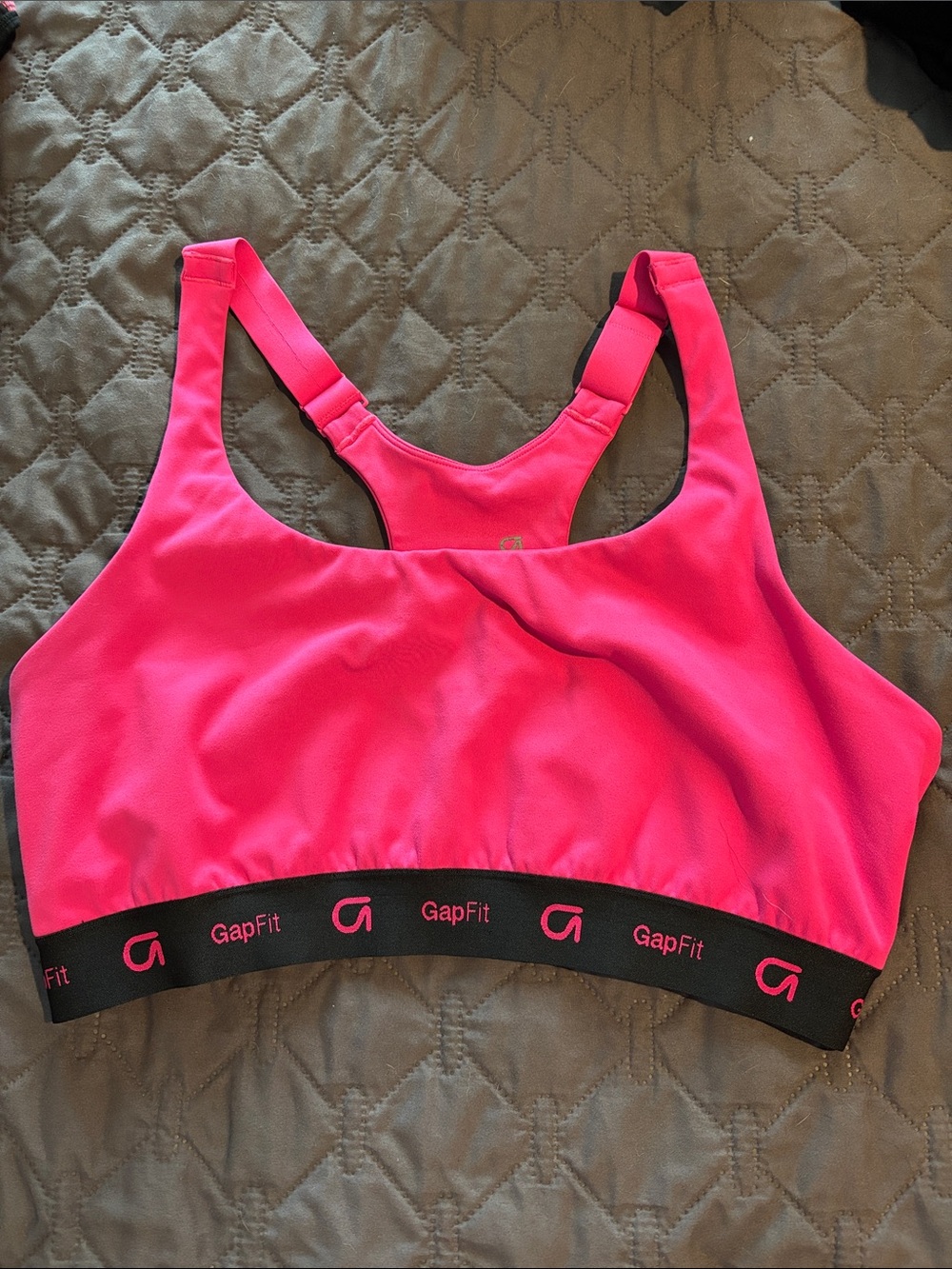 GAP Hot Pink GapFit Adjustable-Strap Sports Bra